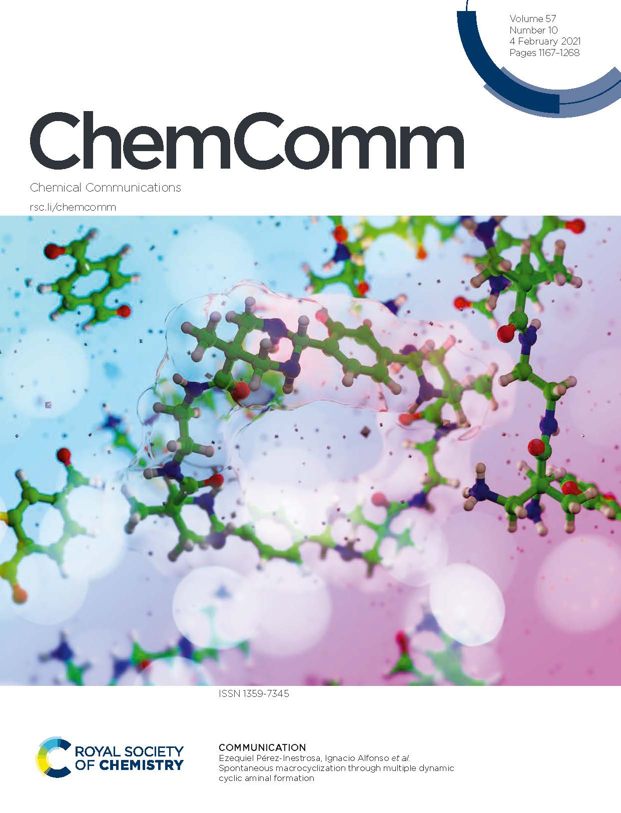 Spontaneous macrocyclization through multiple dynamic cyclic aminal formation